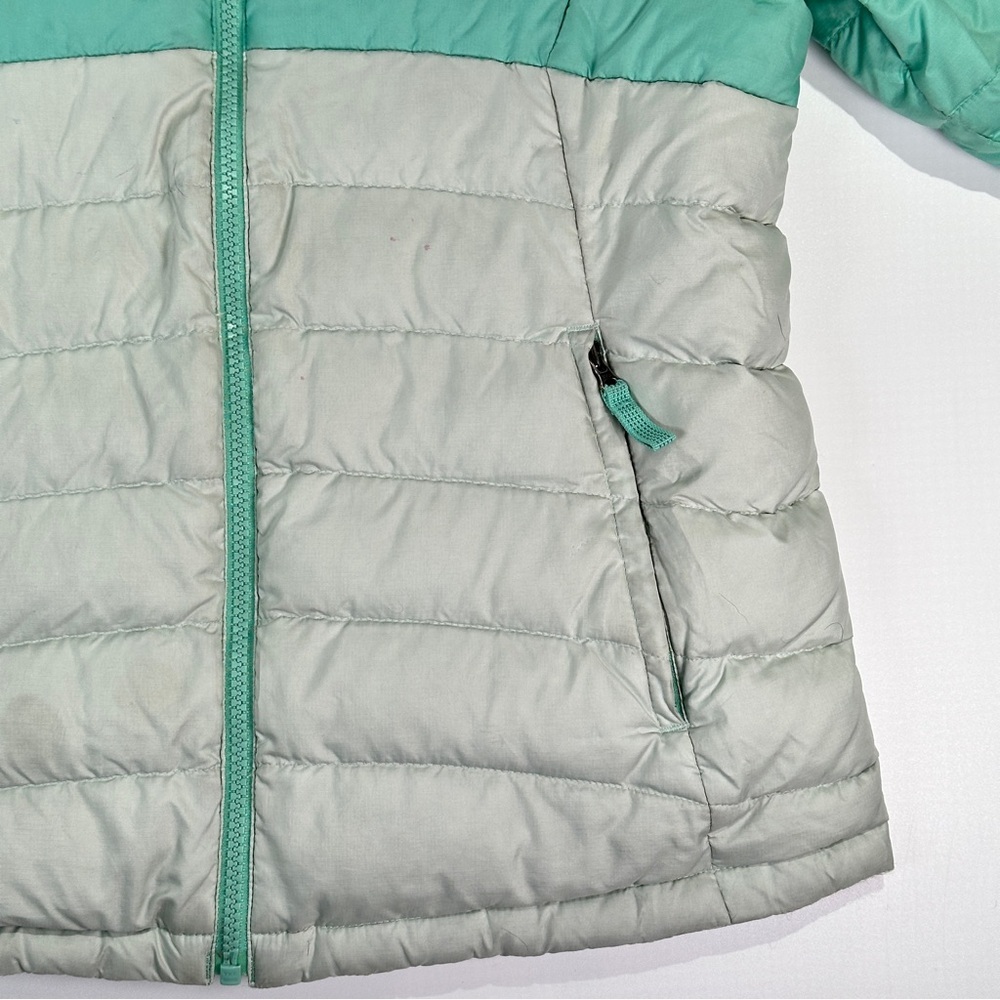 Patagonia kids reversible down puffer jacket hooded winter coat girls L - Picture 3 of 16